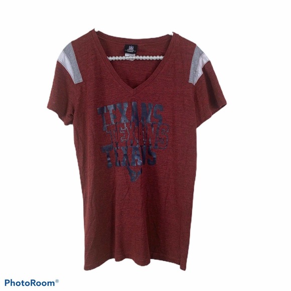 NFL Tops - NFL Team apparel v neck XL Maroon texans